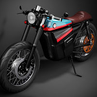 Eléctrica, muy vintage y espectacular: así de bien luce la Model Electric Cafe Racer 1