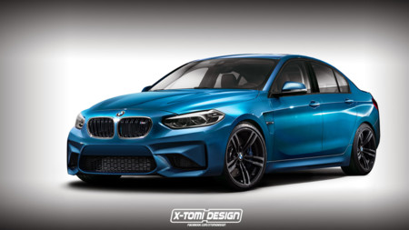 ¿Un BMW M de tracción delantera? Así se vería el Serie 1 M Sedán