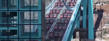 96 camiones durante cinco días, el crítico examen que ha pasado el nuevo puente más alto del mundo. Está en China, claro