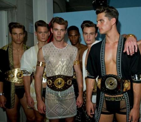 Versace Primavera-Verano 2013, en la Semana de la Moda Masculina de Milán