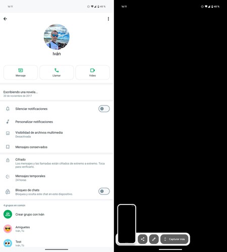 Whatsapp Captura Pantalla