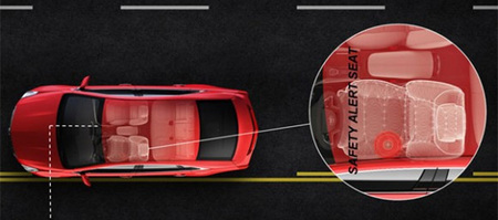 GM presenta los avisos por vibración de su sistema Safety Alert Seat