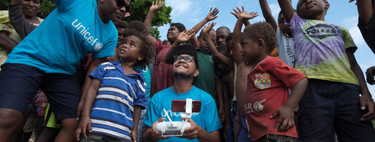 La UNICEF hace historia al entregar por primera vez vacunas para niños usando drones