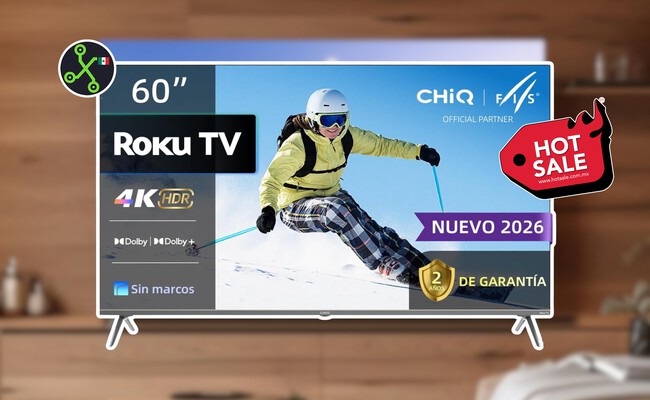 Pantalla Smart Tv 4k 60 Pulgadas Chiq Amazon Oferta Descuento Hot Sale 2026
