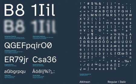 Esta tipografía gratuita ha sido creada por el Braille Institute para ayudar a las personas que tienen problemas de visión