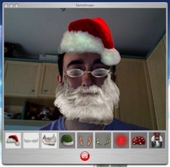 SantaSnaps: Conviértete en Papá Noel gracias a la iSight de tu Mac