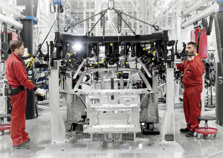 Audi R8 fabricación