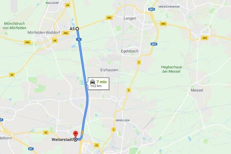 Tramo de prueba de autopista eléctrica