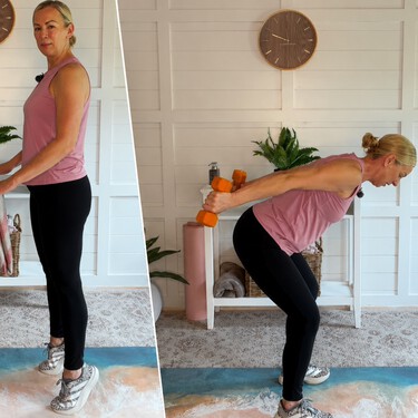 Deborah Kelly, entrenadora: "Estos ejercicios te ayudarán a ganar fuerza a partir de los 40 años y son perfectos para empezar si nunca has entrenado"