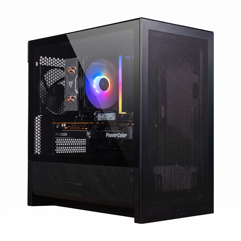 COOLPC Black III 24Hr - Ryzen 5 8400F / Radeon RX 9070 GRE 12GB / 24GB / SSD 1TB / W11P