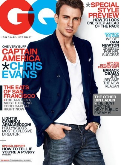 Chris Evans para GQ: El Capitán América nunca pensó, ni en sus mejores tiempos, que vestiría de Gucci