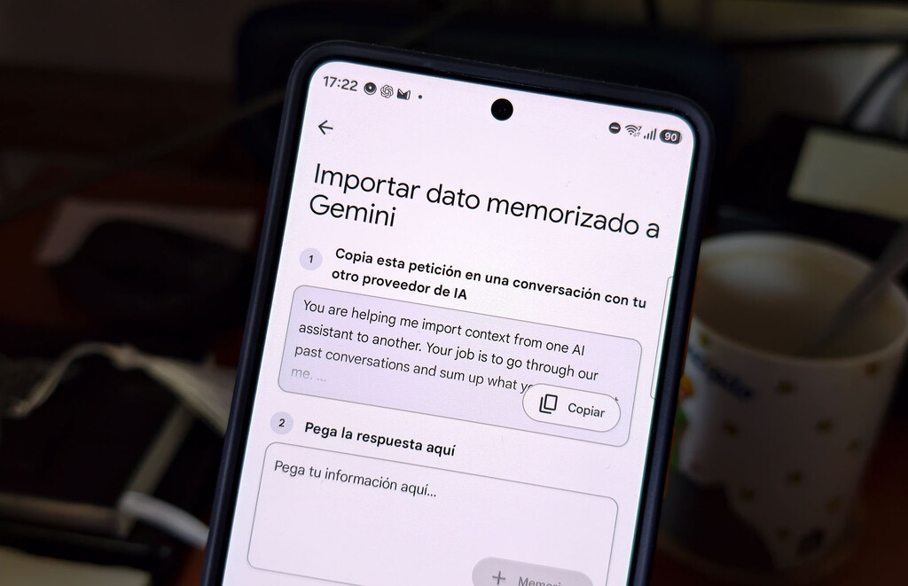 Gemini acaba de inventar la portabilidad entre IA: ahora puedes llevarte la memoria de Claude y ChatGPT