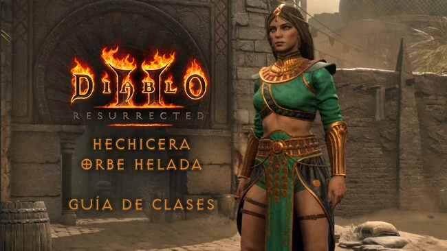 Portada Hechicera Orbe Helada Guia Diablo 2