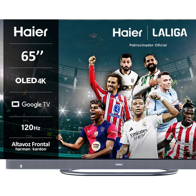 Haier - TV OLED 165cm (65') Haier H65C900UX C90 Series, UHD 4K, Smart Google TV, Dolby Vision, Harman Kardon.
