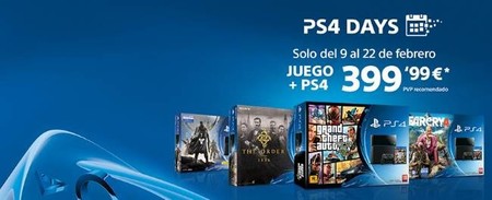 Arrancan los PS4 Days con muchos packs jugosos