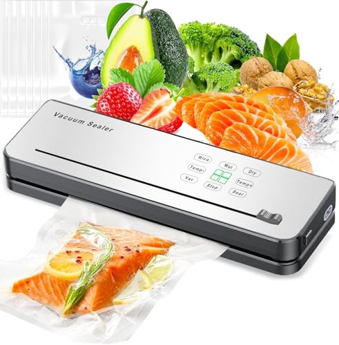 Envasadora al Vacío, 8 en 1 Maquina Vacio Profesional