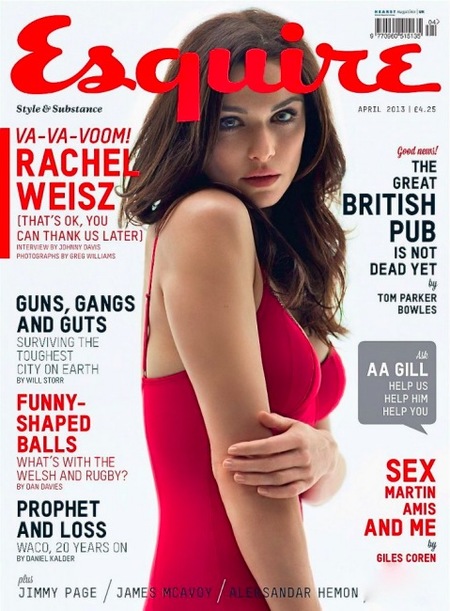Rachel Weisz da lecciones de elegante seducción en Esquire