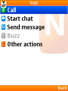 Nimbuzz, conexión a Windows Live