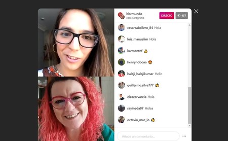 Instagram sigue mejorando su versión web: tras los DM, los directos también pasan a estar disponibles en el navegador