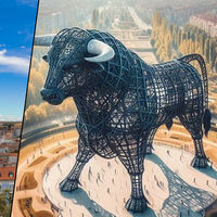 Alguém achou uma grande ideia propor uma escultura de um touro com mais de 300 metros de altura e já há cidades interessadas em recebê-la 