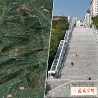 Una hora a pie, pendientes de 60 grados y un récord histórico: China inaugura la escalera más larga del mundo