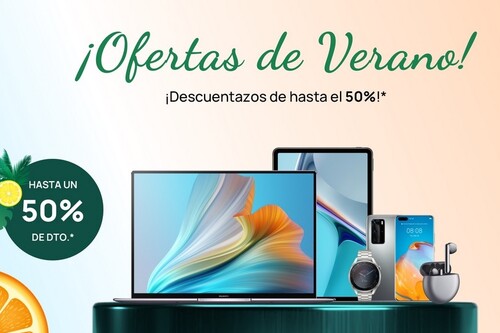 Equípate para el verano en las rebajas de Huawei: portátiles, tabletas, relojes inteligentes y (por supuesto) smartphones a mejor precio