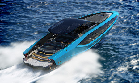 Del asfalto al mar: el Tecnomar Lamborghini 63 es un lujoso yate deportivo de 4.000 CV y tres millones de euros