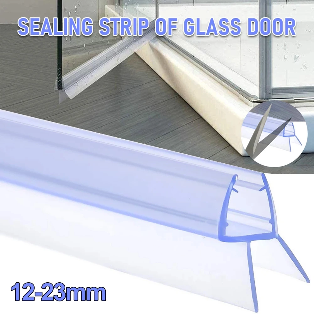 Sello para puerta de ducha de 2 piezas, tira de sellado o mamparas para puertas de 4-6mm