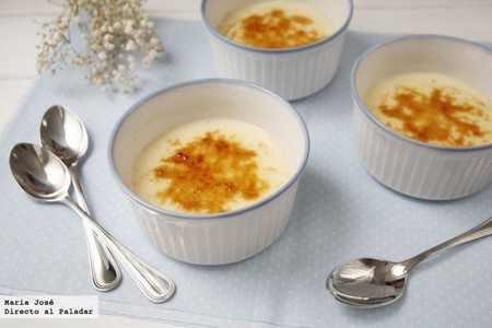 Natillas caramelizadas. Receta de Thermomix