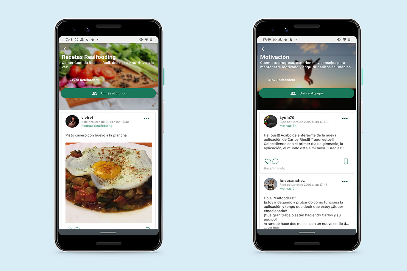 Probamos 'MyRealFood' la aplicación de Carlos Ríos para mejorar