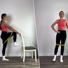 Jillian Hardwick, instructora de Pilates: "Estos cuatro ejercicios de Pilates con silla pueden rebajar el dolor de rodillas" 