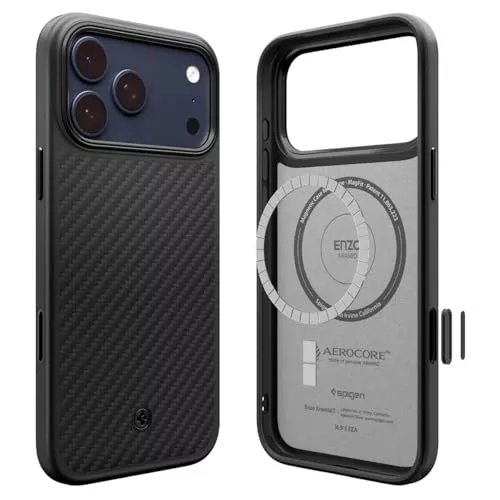 Spigen Funda Enzo Aramid T MagFit para iPhone 18 Pro MAX/iPhone 17 Pro MAX