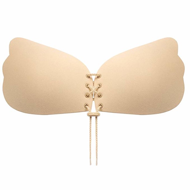 Sujetador Adhesivo De Silicona - Beige, Talla B, Reutilizable
