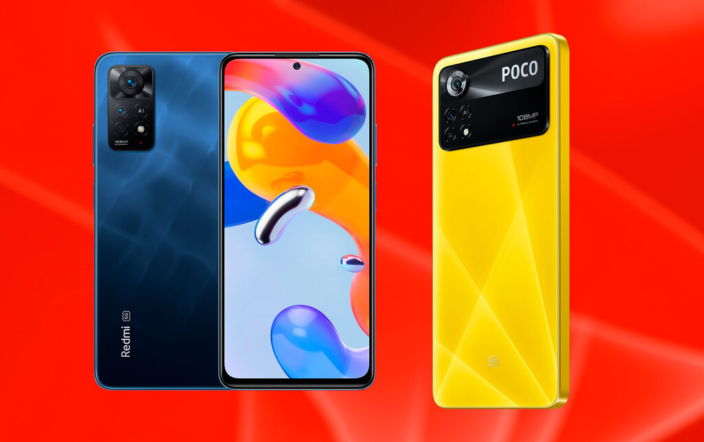 El Redmi Note 11 Pro 5G y el POCO X4 Pro 5G son prácticamente idénticos en todo, menos en lo más importante