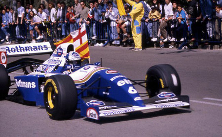 David Coulthard y su visita a Montjuïc con Williams en 1995