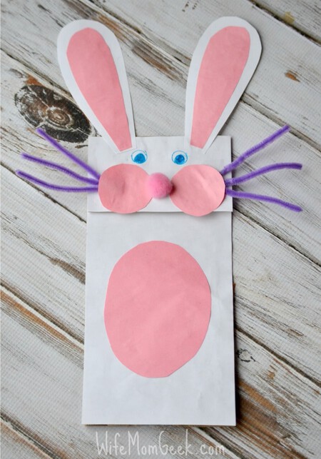 Bunny Paper Bag Puppet1