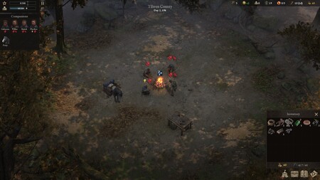 Campamento en Wartales