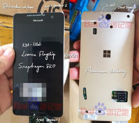 Este es el aspecto que podría haber tenido el Lumia 960, un teléfono que se quedó para siempre con el sello de prototipo
