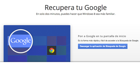 Google también quiere estar en Windows 8