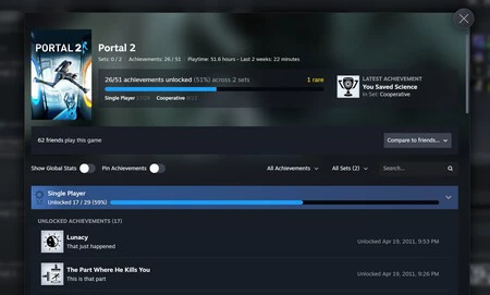 Steam Logros