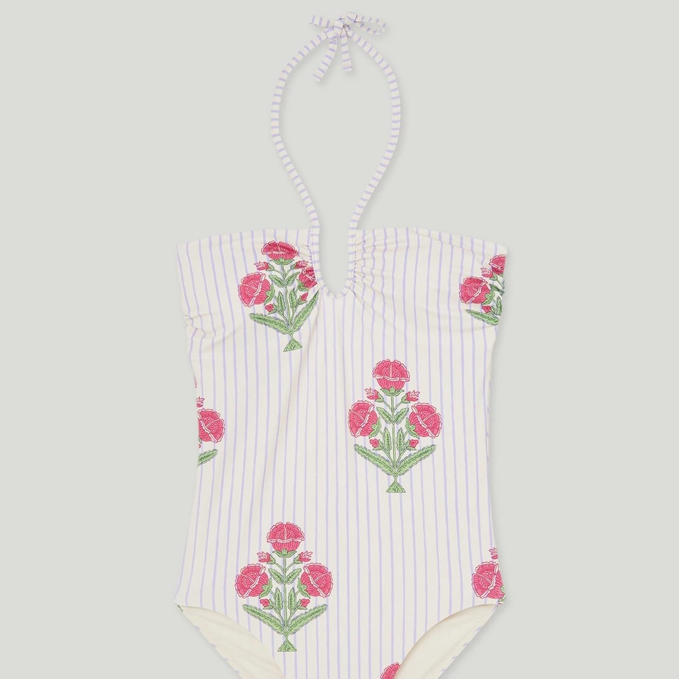 �nfasis - Ba�ador de mujer escote bandeau.