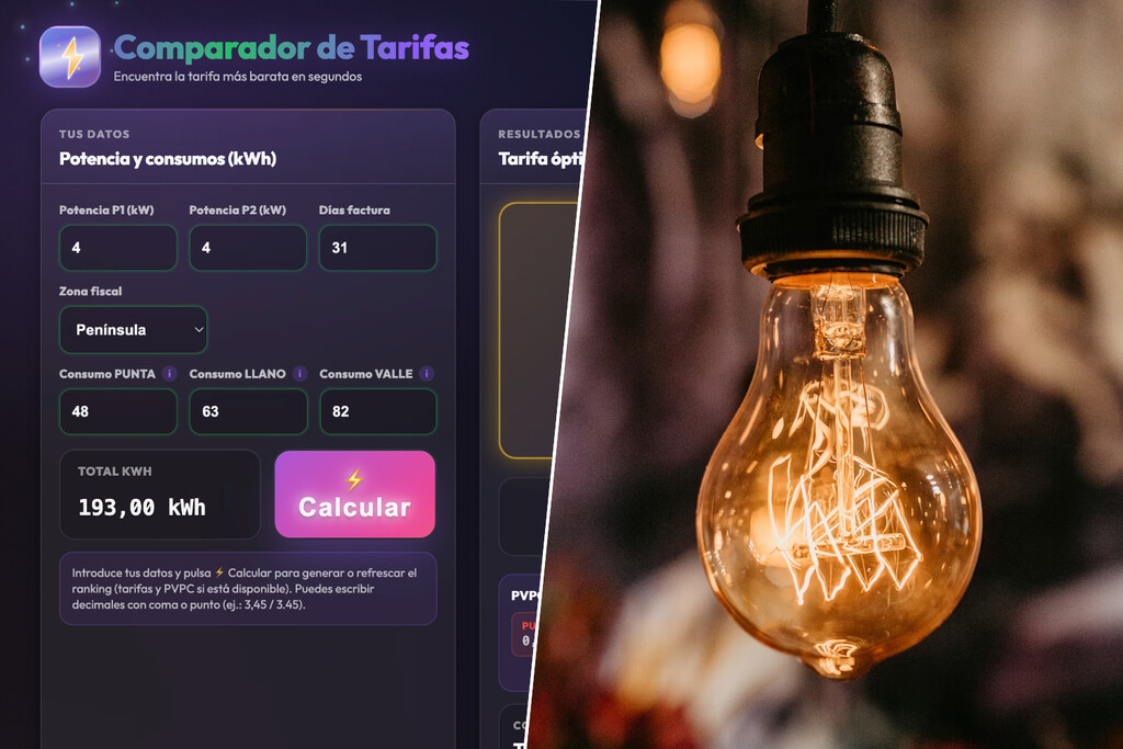 Llevo demasiado tiempo pagando de más en la factura de la luz. Esta web me va a ayudar a ahorrar más de 10 euros al mes 