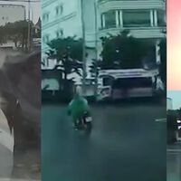 Le cae un rayo en el casco mientras va en moto y sobrevive: el secreto está en cómo funciona la electricidad 