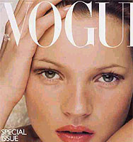 Kate Moss, la supermodelo no es tan super