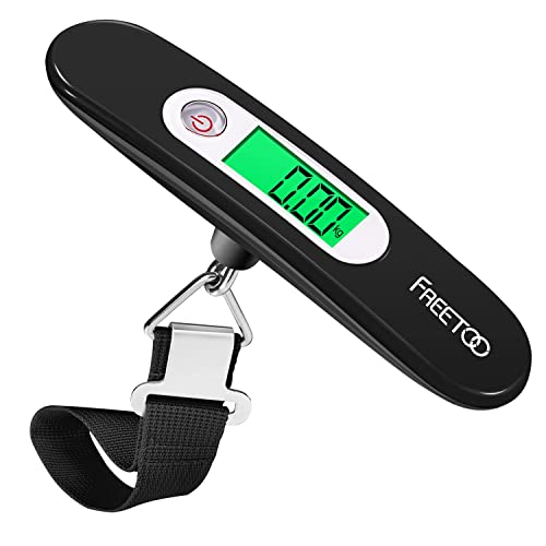 FREETOO Digital Balanza Báscula de Equipaje - LCD Portátil