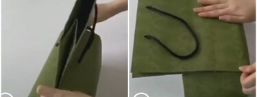 Así puedes reutilizar las bolsas de cartón que tienes por casa en un elegante dispensador de pañuelos