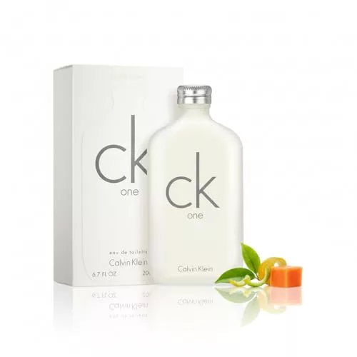 CALVIN KLEIN CK ONE Eau de Toilette unisex | Fragancia unisex con notas de mandarina, bergamota y té verde | 200 ml