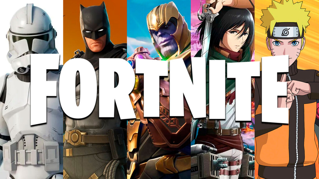 Fortnite se ha convertido en un pastiche temático cada vez más irresistible: desde Kratos lanzando un Kamehameha a Darth Vader con el equipo de Ataque a los Titanes Fortnite se ha convertido en un pastiche temático cada vez más irresistible: desde Kratos lanzando un Kamehameha a Darth Vader con el equipo de Ataque a los Titanes