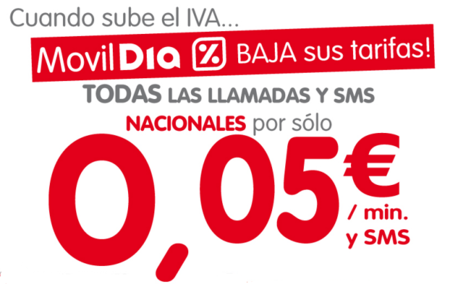 MóvilDía rebaja su tarifa básica ofreciendo los SMS más baratos