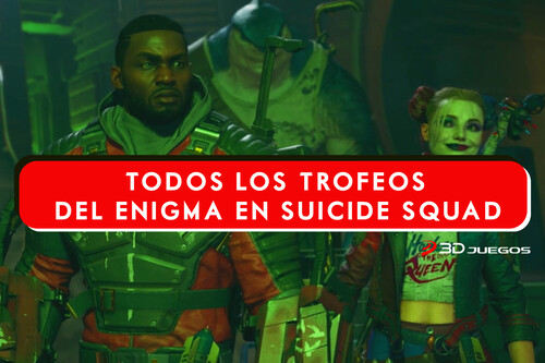 Portada Trofeos Enigma Suicide Squad